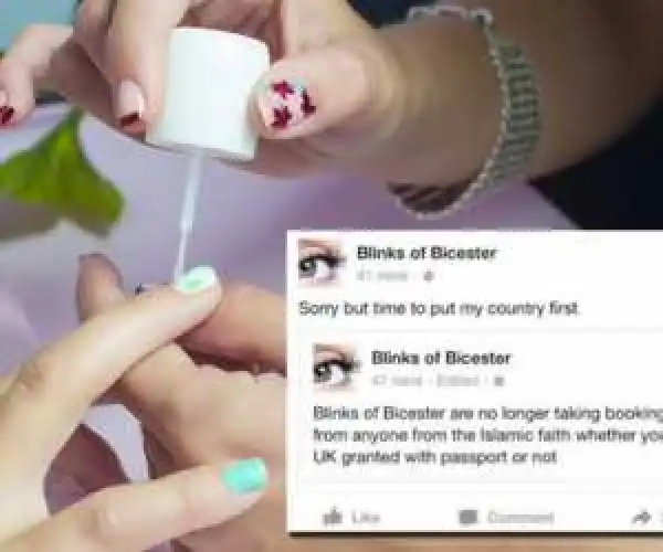 Woman Arrested After Facebook Post Banning Muslims From Her Beauty Salon